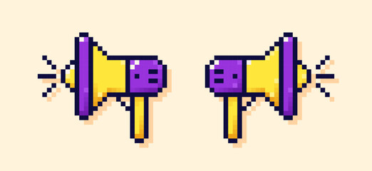 8 bit Y2K pixel 2 speakers with audio tracks.