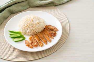 Grilled Chicken with Steamed Rice