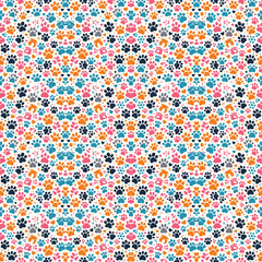 seamless pattern with colorful circles