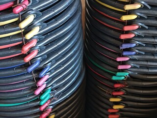 a lot of copper wire