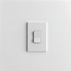 light switch in minimalist style