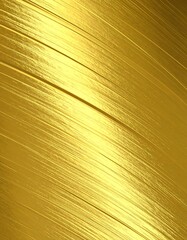 Gold, curved, metallic surface with diagonal lines