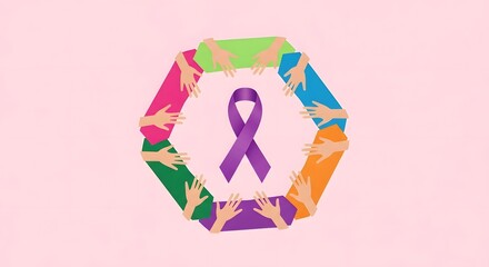  World Cancer Day Supporting Alzheimer's Awareness A Circle of Hands for Hope
