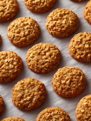 Tray of cookies on a table