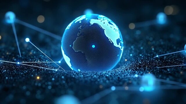 Display of virtual spheres of the Earth's technological environment
