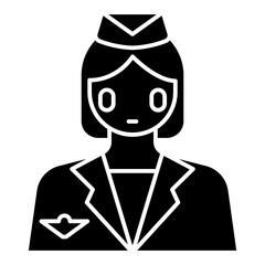 flight attendant icon