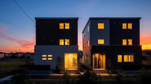 デザイン住宅・3F建てトワイライトの照明