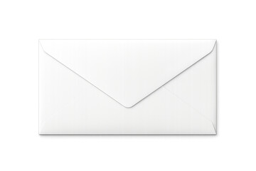 White mailing envelope delivering important communication message