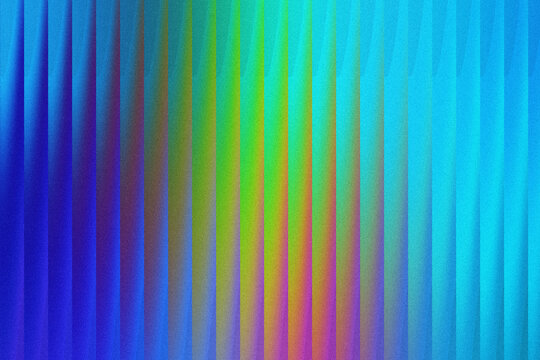 Fractal ripple ribbed glass line texture background with vibrant pastel gradient color