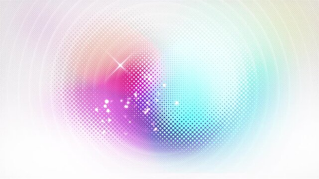 Abstract artistic background with halftone effect and vibrant colors suitable for creative projects