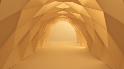 Geometric Pathway: A unique and captivating geometric architectural marvel, offering a sense of depth and visual interest with its precisely designed structure. 