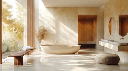 Modern geometric hair clip with metallic finishes on a clean minimalist table setup with neutral toned dcor ideal for a stylish contemporary fashion statement