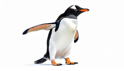 Fototapeta premium penguin on the beach