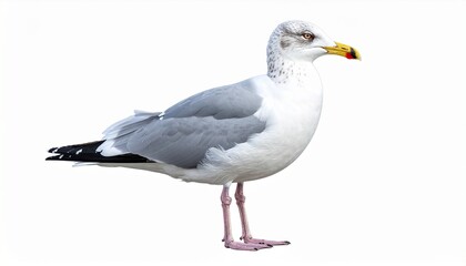 seagull isolated on white background