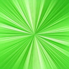 Obraz premium Radial green burst