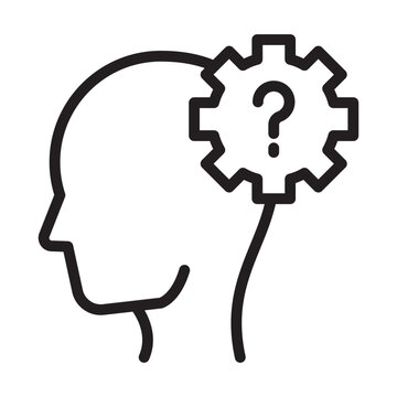 Question Assumptions with AI Reasoning Editable Stroke Icon