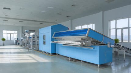 modern automated furniture production line features advanced air purification technology