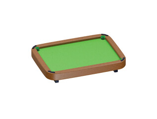 billiard table icon 3d illustration render