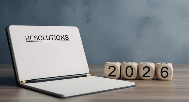 Plan your resolutions for 2026 now with a notebook and pen