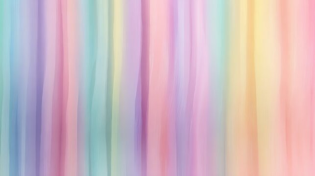 Pastel rainbow wallpaper with soft touch