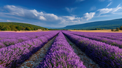 experience enchanting allure of lavender fields in france where ultrabright purple blossoms stretch endlessly under