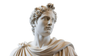 Obraz premium statue of a woman with white background
