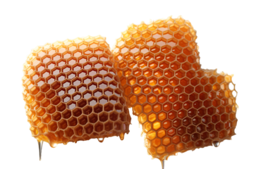 honeycomb isolated on white background