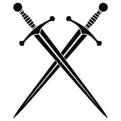 two crossed swords