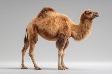 Majestic Desert Survivor Stunning Studio Portrait of a Resilient Camel