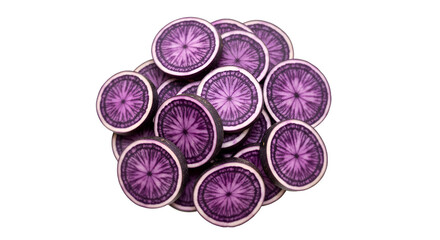 red onion isolated on white