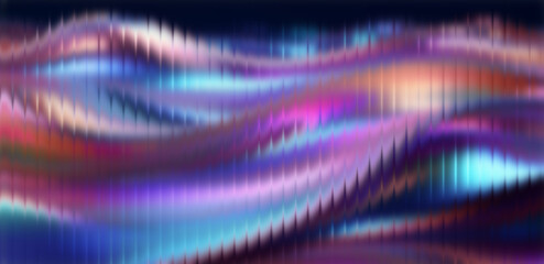 Stunning holographic waves create a mesmerizing gradient, perfect for modern design projects and...