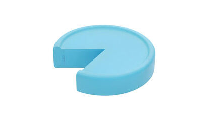 3d blue number 1