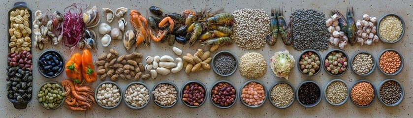 Healthy Mixed Nuts, Seeds, and Dried Fruits Assortment