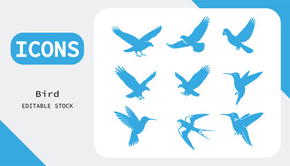 Stylized bird illustration in vibrant colors