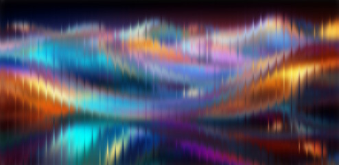Experience vibrant energy with a stunning abstract background featuring dynamic waves of flowing color and light, perfect for modern designs and creative projects