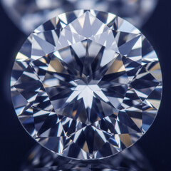 Close-up with a polished zirconium stone