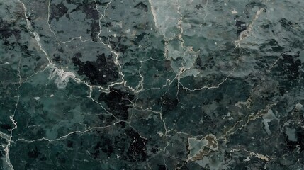 Naklejka premium Abstract Marble Stone Texture – Natural Mineral Pattern Background Grey Green Black 