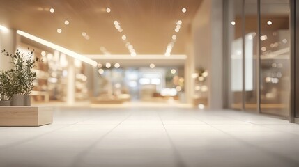 Modern Minimalist Interior Design: Calm Ambiance of a Luxurious Shopping Mall