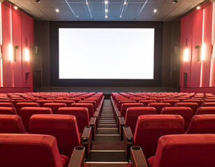 Fototapeta premium Empty Movie Theater