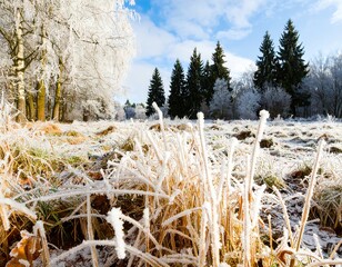 Winter wonderland field