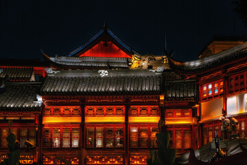 Yu Yuan Old Street in Shanghai, China