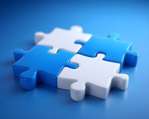 Obraz premium puzzle business concept with jigsaw, team, collaborate