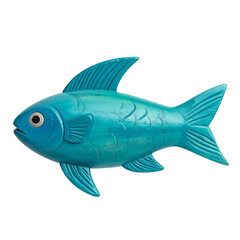 Fototapeta premium Vector illustration of a marine fish on a white background for a seafood or fishing design