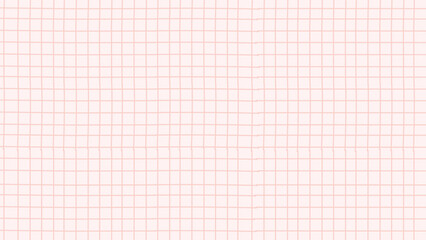 Grid paper texture in light pink color. abstract background.
