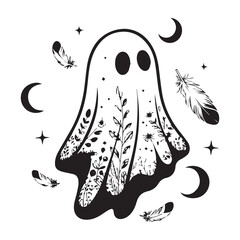 Halloween vector illustration of an abstract background