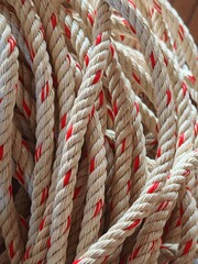 close up of a rope