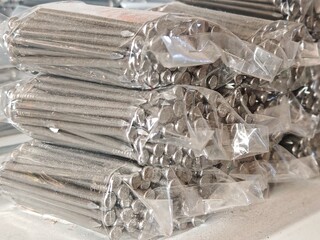 close up of a silver tray