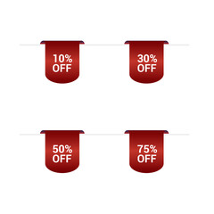 Editable Sale Tags with Discount Percentage Labels