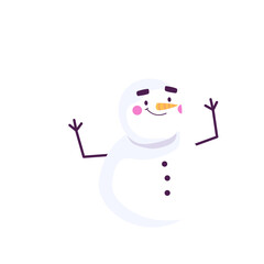 Christmas Snowman Character