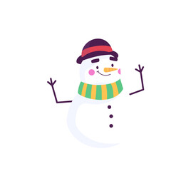 Christmas Snowman Character